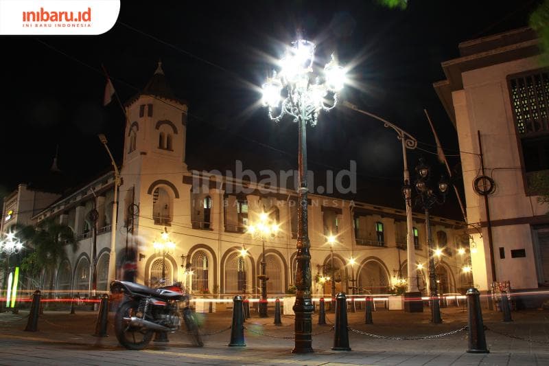 Suasana Kota Lama Semarang saat PPKM. (Inibaru/ Triawanda Tirta Adtya)<br>