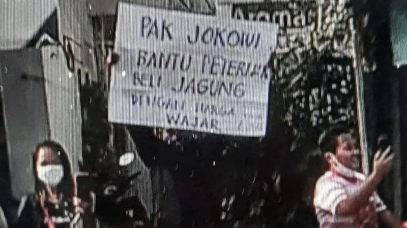 Ini Alasan Pembawa Poster untuk Jokowi Saat Berkunjung ke Blitar 'Diamankan' Polisi