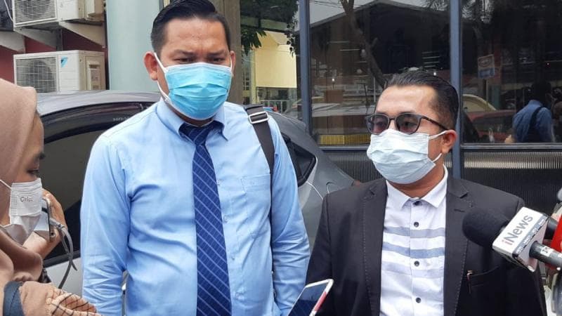 Pengacara korban pelecehan KPI Pusat Rony Hutahean. (VOI/Rizky Sulistio)