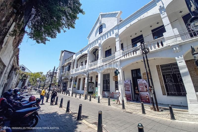 Suasana Kota Lama saat festival berlangsung.