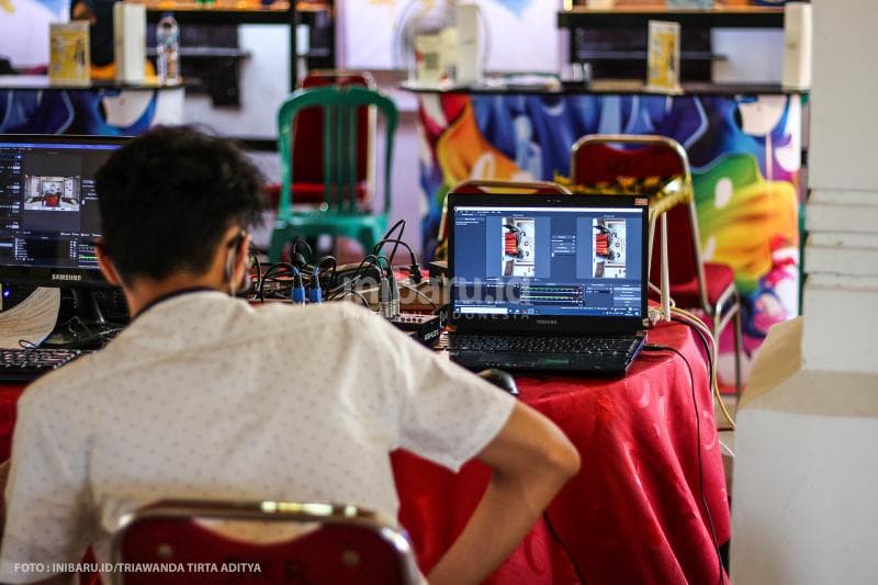 Beberapa kegiatan selama pameran berlangsung, disiarkan secara virtual.