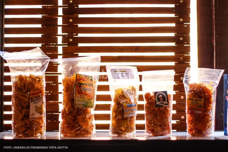 Produk makanan yang ditampilkan di Festival Kota Lama.