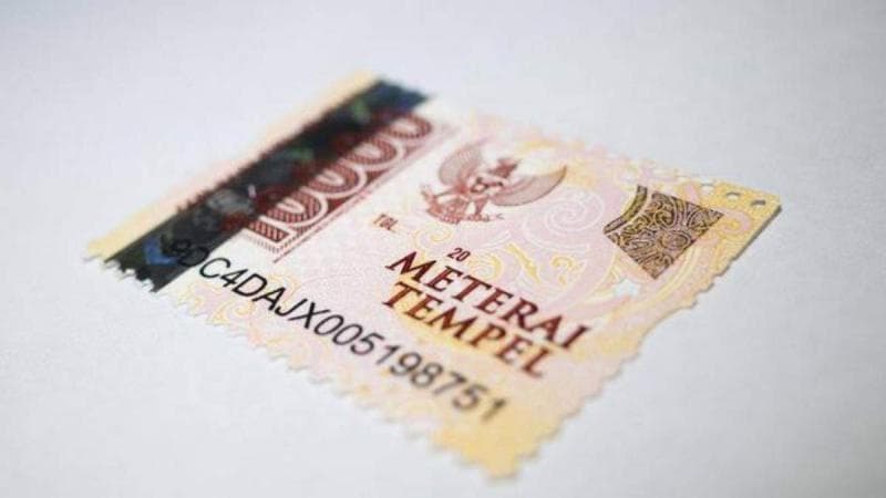Meterai elektronik tampilannya sangat berbeda dengan meterai tempel. (DJP Kemenkeu)