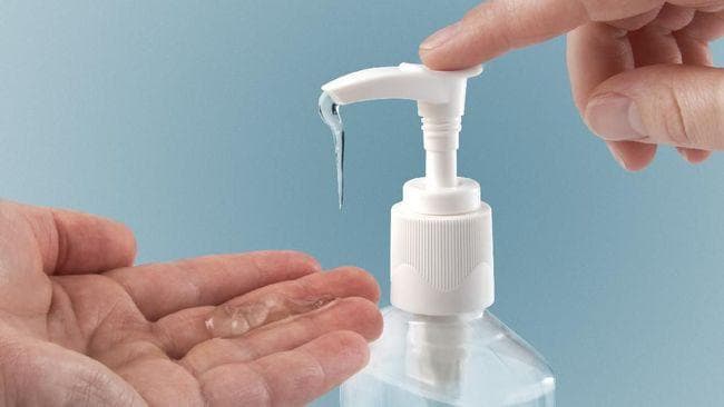 Handsanitizer. (CNNIndonesia)