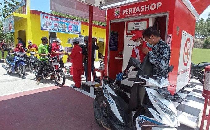 Bisnis Pertashop memiliki sejumlah syarat. (Solopos.com/Moh. Khodiq Duhri)