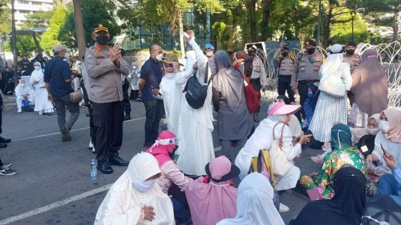 Reuni 212 nggak mendapatkan izin keramaian dari polisi. (Voi/Mentari Dwi Gayati/Antara)