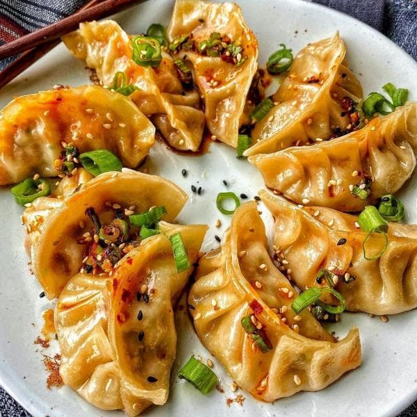 Dumpling dengan bentuk kantung uang. (Instagram/what,jessie,eat)