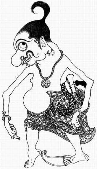 Gareng yang melambangkan sifat kejujuran. (Sendang Made)