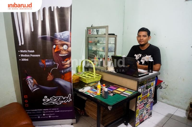 Toko grafiti bisa jadi gerbang masuknya sponsor. (Inibaru.id/ Audrian F)<br>
