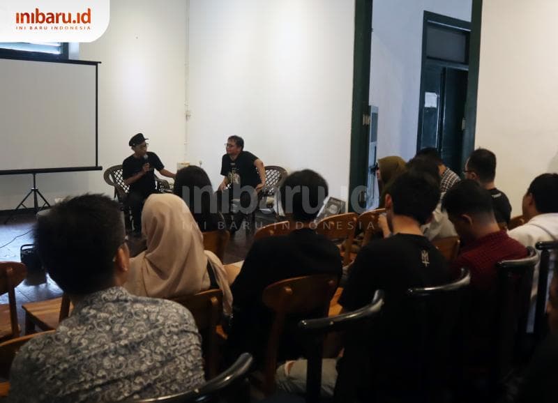 Diskusi soal kritikus film sebagai pembuka Bulan Film Nasional di Semarang. (Inibaru.id/ Gregorius Manurung)