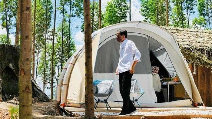 Ide urun dana untuk IKN, solusi pendanaan pembangunan ibu kota baru penuh kontroversi. (Sekretariat Presiden/Laily Rachev)