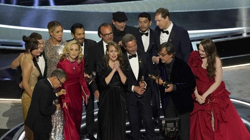 CODA, film terbaik Academy Awards 2022. (AP Photo/Chris Pizzello)