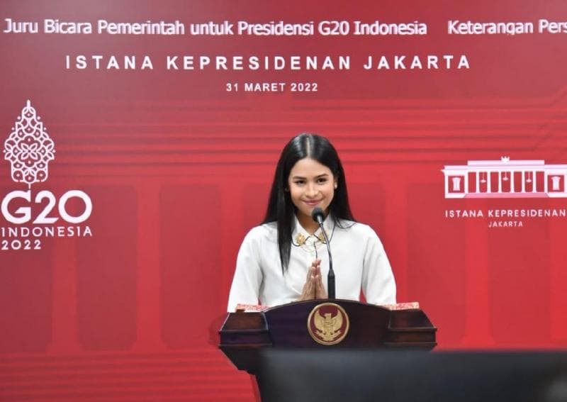 Maudy Ayunda ditunjuk jadi jubir Presidensi Indonesia di KTT G20 di Bali akhir tahun 2022 nanti. (JatimNetwork/Dok. Menkominfo)