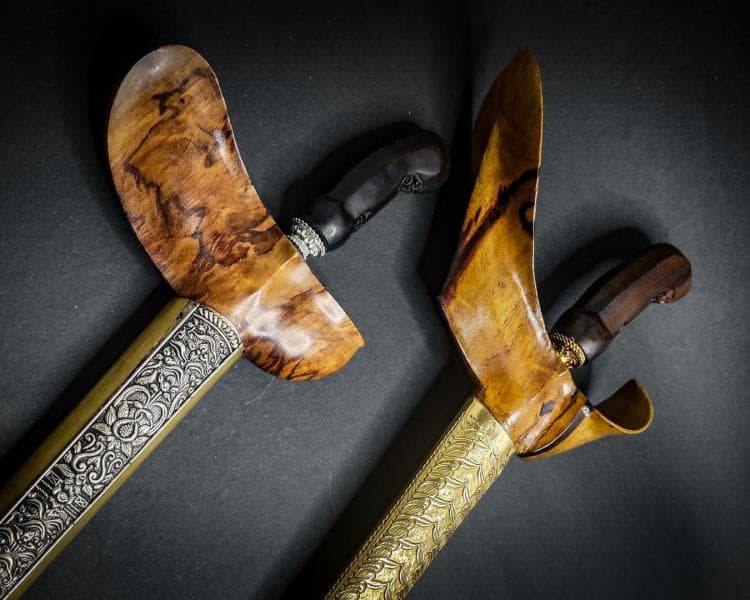 Keris, senjata yang tinggi nilai seni. (Instagram/Damar murup)