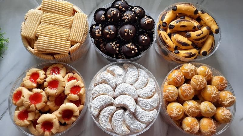 Kue kering khas Lebaran. (YouTube/atha naufal)