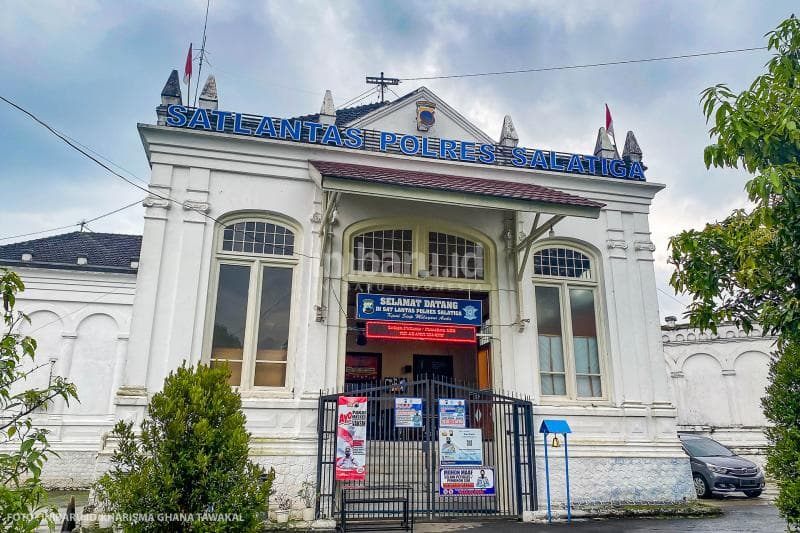 Gedung Satlantas Polres Salatiga alias Benteng Hock.