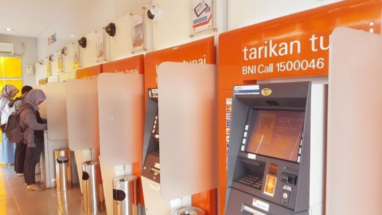 BNI menyediakan sejumlah ATM Rp 20 ribu di banyak lokasi. (Kompasiana/Hendra Wardhana)
