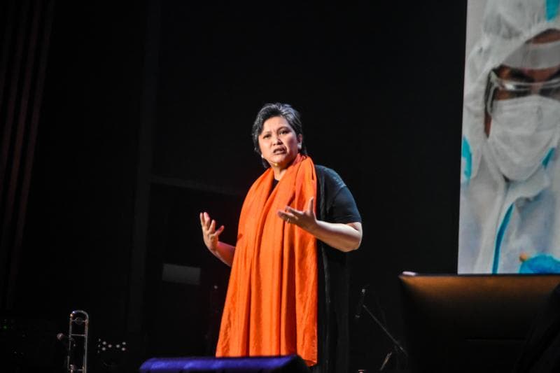 Wakil Ketua MPR RI Lestari Moerdijat mengharapkan generasi muda saat ini selalu melihat segala fenomena yang ada dengan lebih dalam. (Inibaru.id/Siti Khatijah)