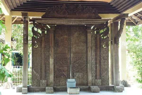 Bentuk pintu gerbang Majapahit di Pati. (Solopos/Dok. Kota Pati)