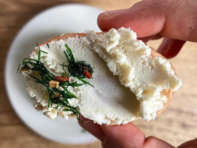 Langkah pembuatan keju almond sangat mudah sehingga bisa kamu lakukan sendiri di rumah. (Plantbasedredhaead)