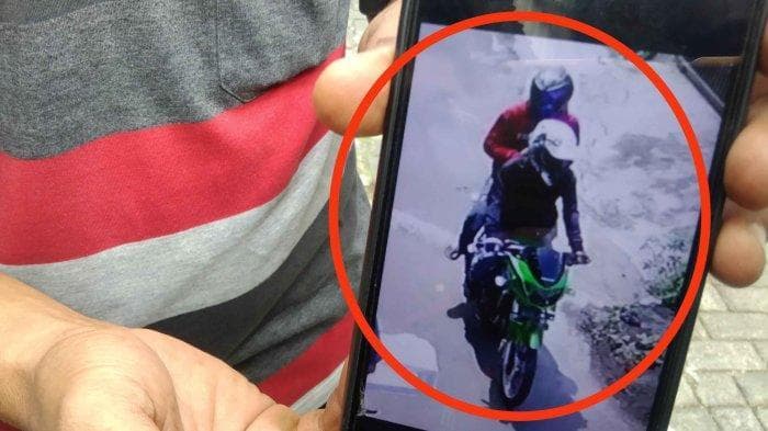 Dua terduga pelaku penembakan istri anggota TNI di Banyumanik, Semarang. (Jateng Tribunnews)