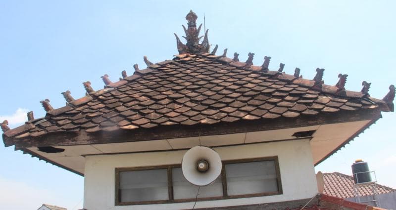 Mustoko dan sirab yang ada di Masjid Nganguk Wali Kudus. (Berita Moeria)