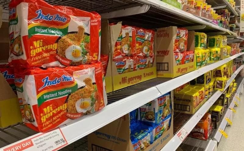 Harga mi instan bakal naik karena pasokan gandum tersendat akibat perang Ukraina-Rusia. (ABC Australia)