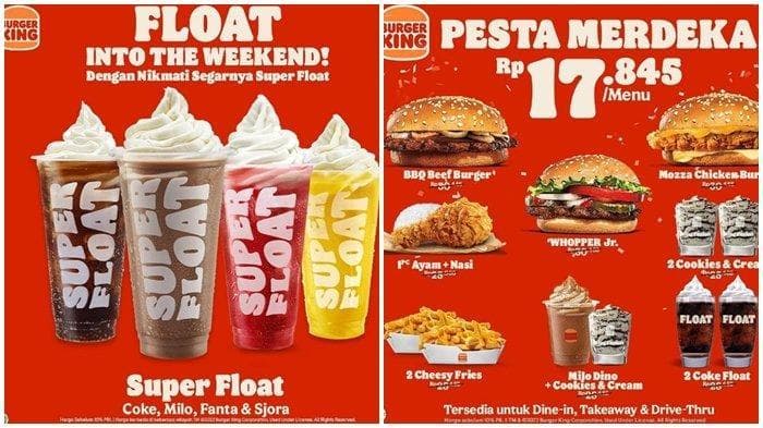 Promo Burger King. (Instagram/Burgerkingid)