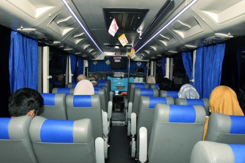 Ilustrasi: Jumlah penumpang rata-rata kurang dari 50 persen dari kapasitas tempat duduk yang tersedia. (Kominfo)