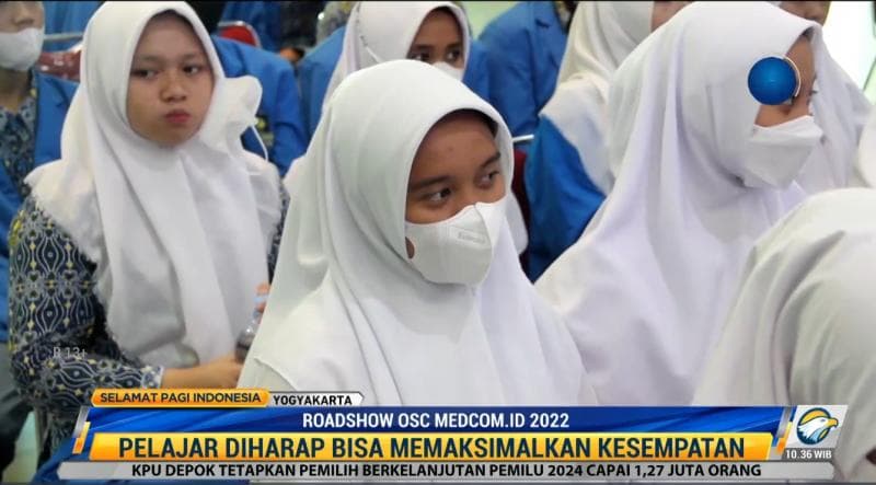 Roadshow Online Scholarship Competition (OSC) Medcom 2022 di Universitas Islam Indonesia (UII) Yogyakarta. (Medcom.id) 