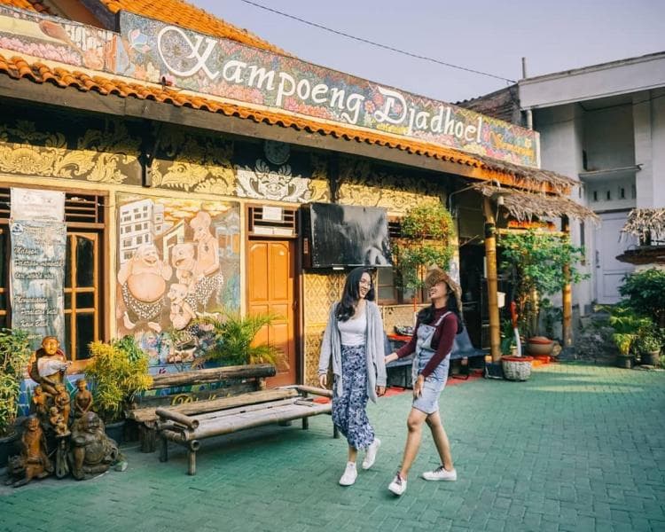 Kampung Batik punya banyak spot Instagrammable. (IG/disbudparkotasemarang)