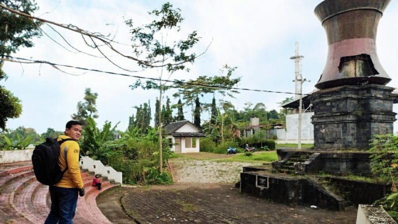 Dikenal Magis dan Angker, Tugu Sidandang di Semarang Semakin Terbengkalai