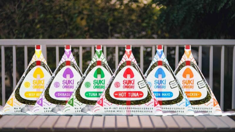 Suki Onigiri yang banyak dijual di minimarket. (sukionigiri.com)