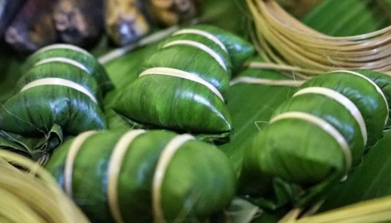 <i>Tiga ikatan pada legondo yang memberikan filosofi dan arti tertentu. (Borobudur News)</i>