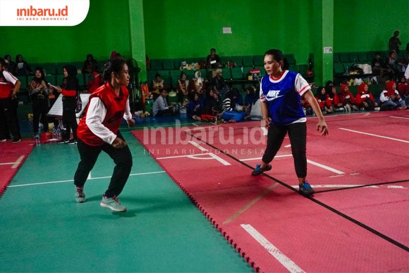 Gobak Sodor dilombakan di Porwakos Semarang. (Inibaru.id/ Audrian F)<br>