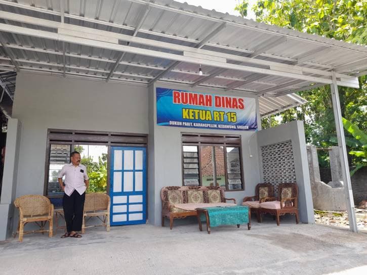 Di Sragen, Ada Rumah Dinas untuk Ketua RT