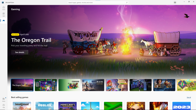 Menu Game di Microsoft Store (apps.microsoft.com)