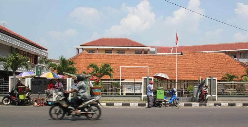 SMP 2 Kudus dulunya adalah Sekolah Rakyat atau Sekolah Angka Loro. (Beritamoeria/Sup)