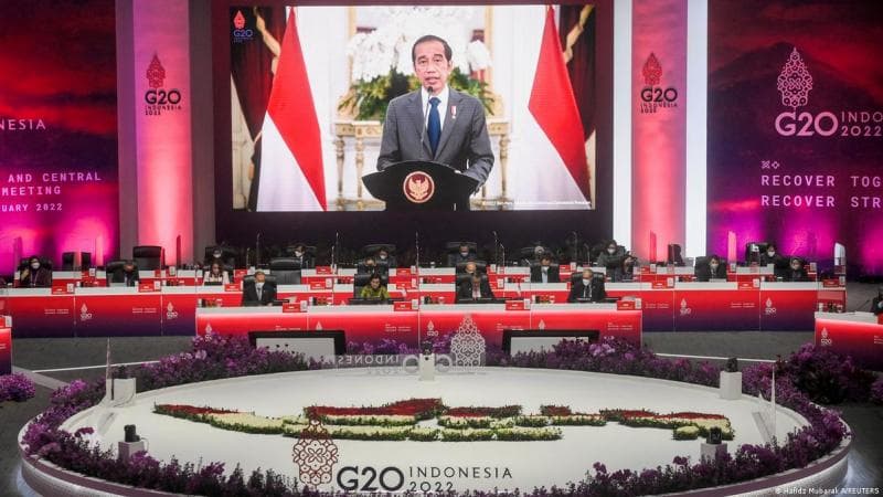 Indonesia selaku pemegang Presidensi G20 tahun ini, mengusung tiga agenda prioritas, yaitu Arsitektur Kesehatan Global, Tranformasi Digital dan Transisi Energi. (Antara/M Risyal H)