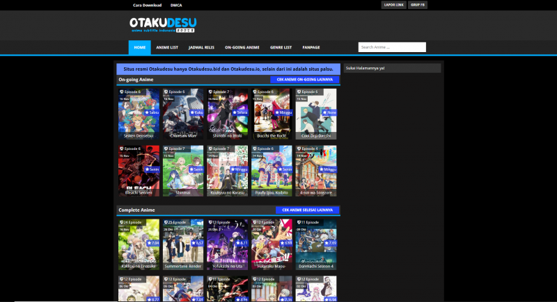 Situs Otakudesu (Otakudesu)