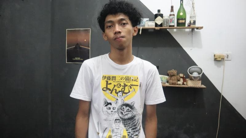 Irman Hidayat, penerjemah karya sastra dan pendiri Labirin Buku. (Inibaru.id/ Gregorius Manurung)