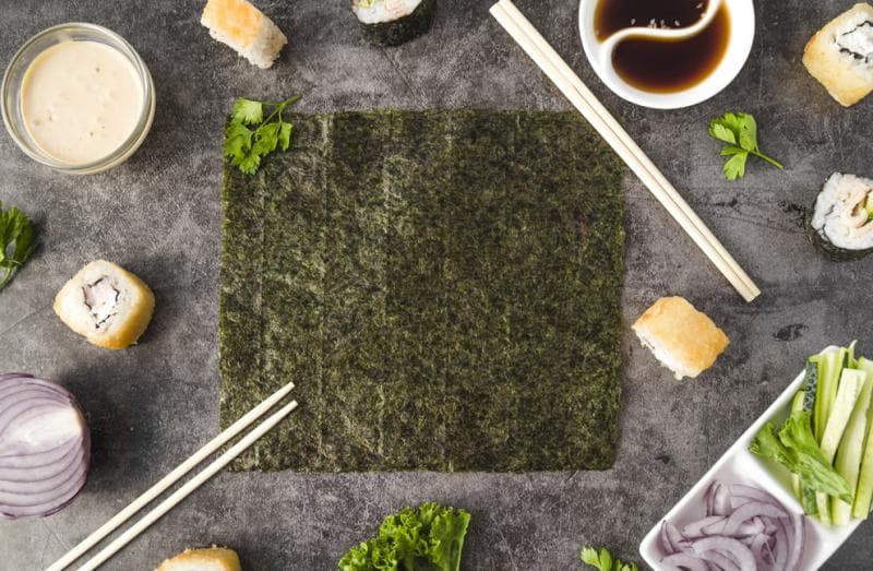 Nori dari rumput laut menjadi salah satu makanan yang mengandung rasa umami. (Ang)