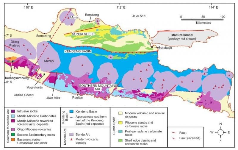 Sesar Lasem dan Sesar Muria. (Suaramerdeka)