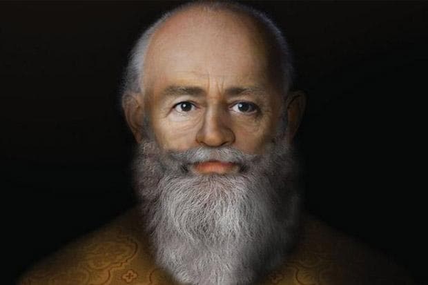 Ilustrasi St. Nicholas, biarawan yang dipercaya sebagai sosok Sinterklas. (via Sindonews)