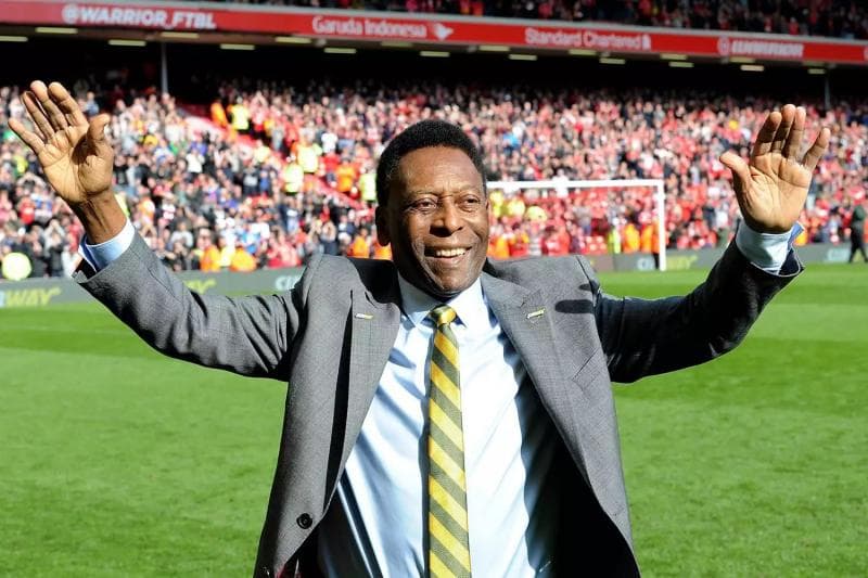 Sudah lama mengalami masalah ginjal, Pele akhirnya tutup usia pada Kamis (29/12/2022) waktu setempat. (Getty Images/Liverpoolfc/John Powell)