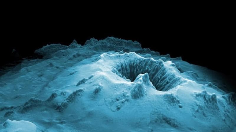 Ilustrasi: Gunung bawah laut ditemukan di Pacitan. (Dailymail/University of Tasmania and Australia Woods Hole Oceanographic Institution)