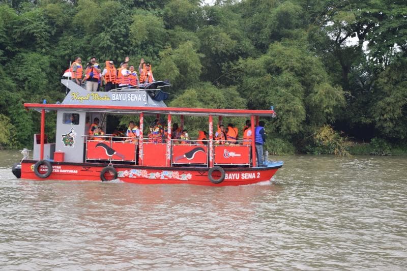 Setiap kali Kapal Bayu Sena menjalankan trip, menghabiskan waktu 35 menit. (Banyumaskab)
