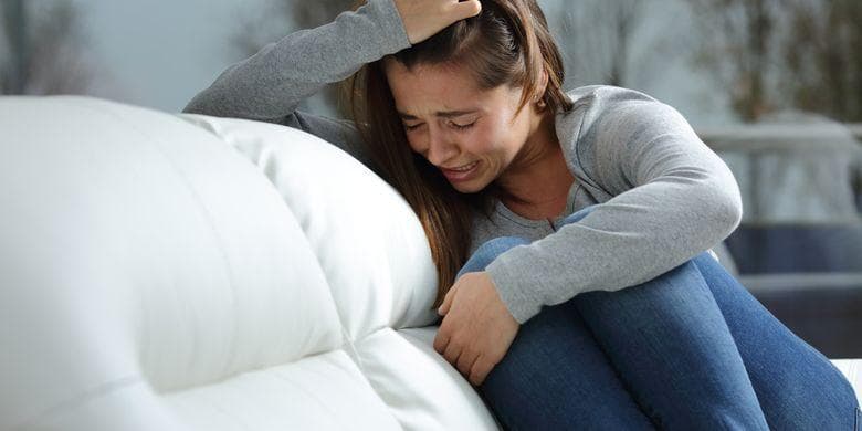 Setelah menangis, terkadang kepala jadi pusing. (Shutterstock via Kompas)