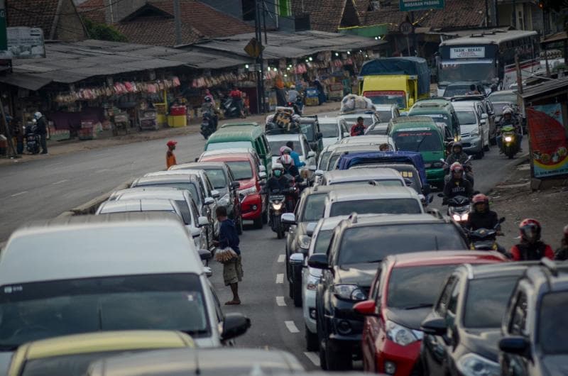 Kemenhub mengeluarkan prediksi puncak arus mudik Lebaran 2023. (Media Indonesia/Antara/Raisan Alfarisi)
