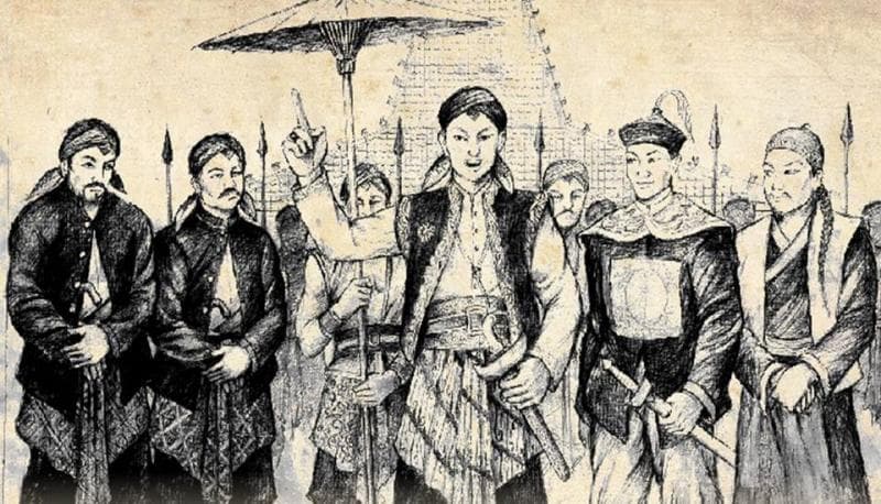 Ilustrasi Penobatan Sunan Amangkurat V di Pati. (Dinas Kearsipan dan Perpustakaan Kabupaten Pati/Djoko Wahjono)